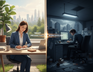 Smart Productivity vs Workaholism: What Research Reveals About Sustainable High Performance