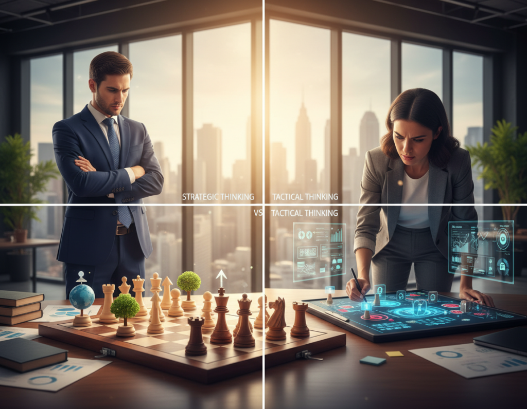 Long-Term Thinking vs Tactical Thinking: Understanding the Differences and When to Use Each