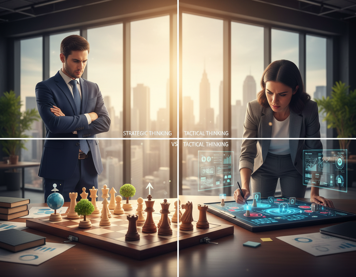 Long-Term Thinking vs Tactical Thinking: Understanding the Differences and When to Use Each